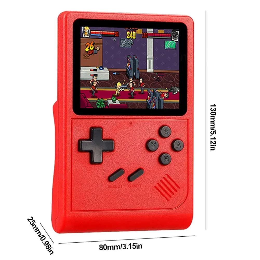 GB300 Classic Video Game Player Built-In 8G 3.0 Inch Screen Portable Game Console 6000+ Games AV Output 800Mah for Kids Adults