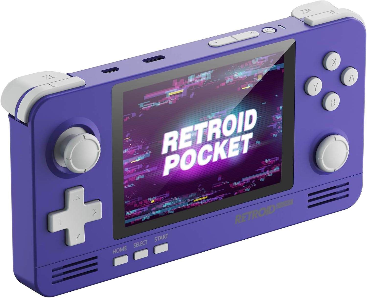 Retroid Pocket 2 Android Handheld Game Console, Dual Boot for Android and Retro Game Console Multiple Emulators Console Handheld 3.5 Inch Display 4000Mah Battery Retro Gaming System (Indigo)