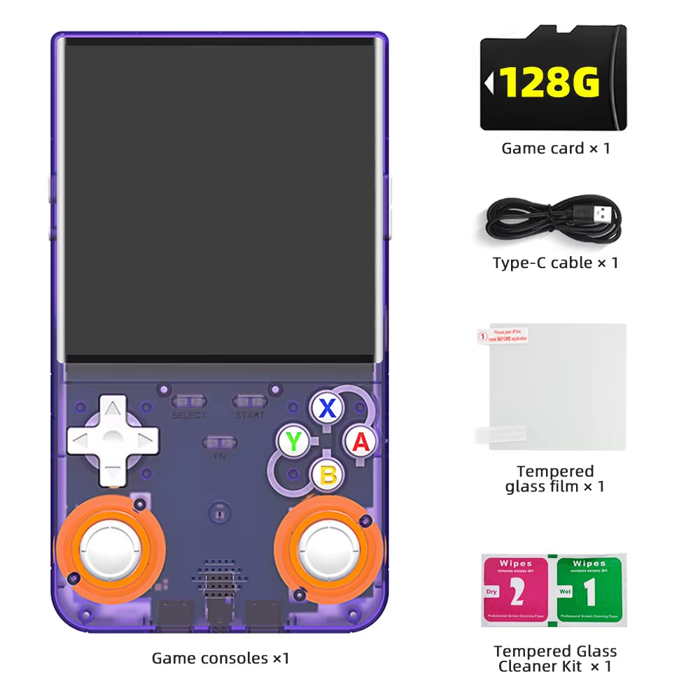 R36 Ultra Retro Handheld Game Console for NDS PSP PS1 Emulator Pocket Game Players RGB Joystick Portable 4 Inch Vertical Screen