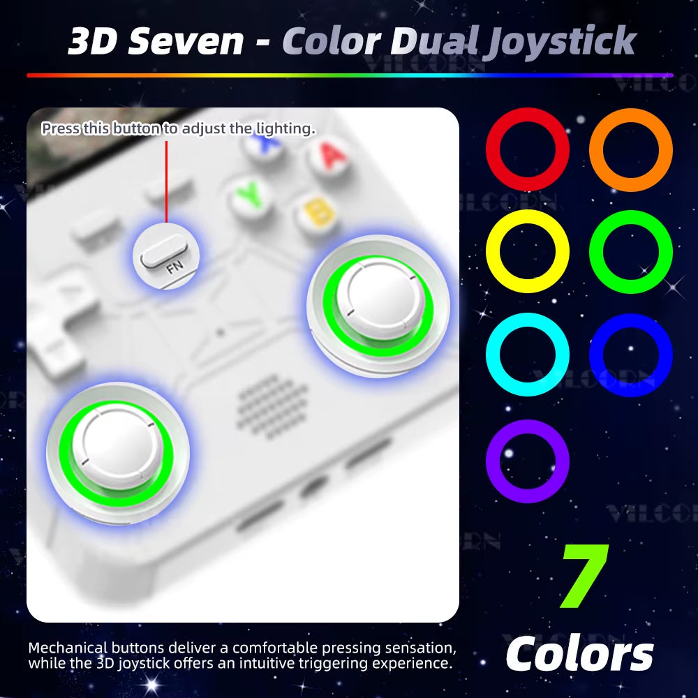 R36 Ultra Retro Handheld Game Console for NDS PSP PS1 Emulator Pocket Game Players RGB Joystick Portable 4 Inch Vertical Screen