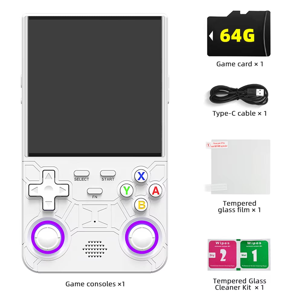 R36 Ultra Retro Handheld Game Console for NDS PSP PS1 Emulator Pocket Game Players RGB Joystick Portable 4 Inch Vertical Screen