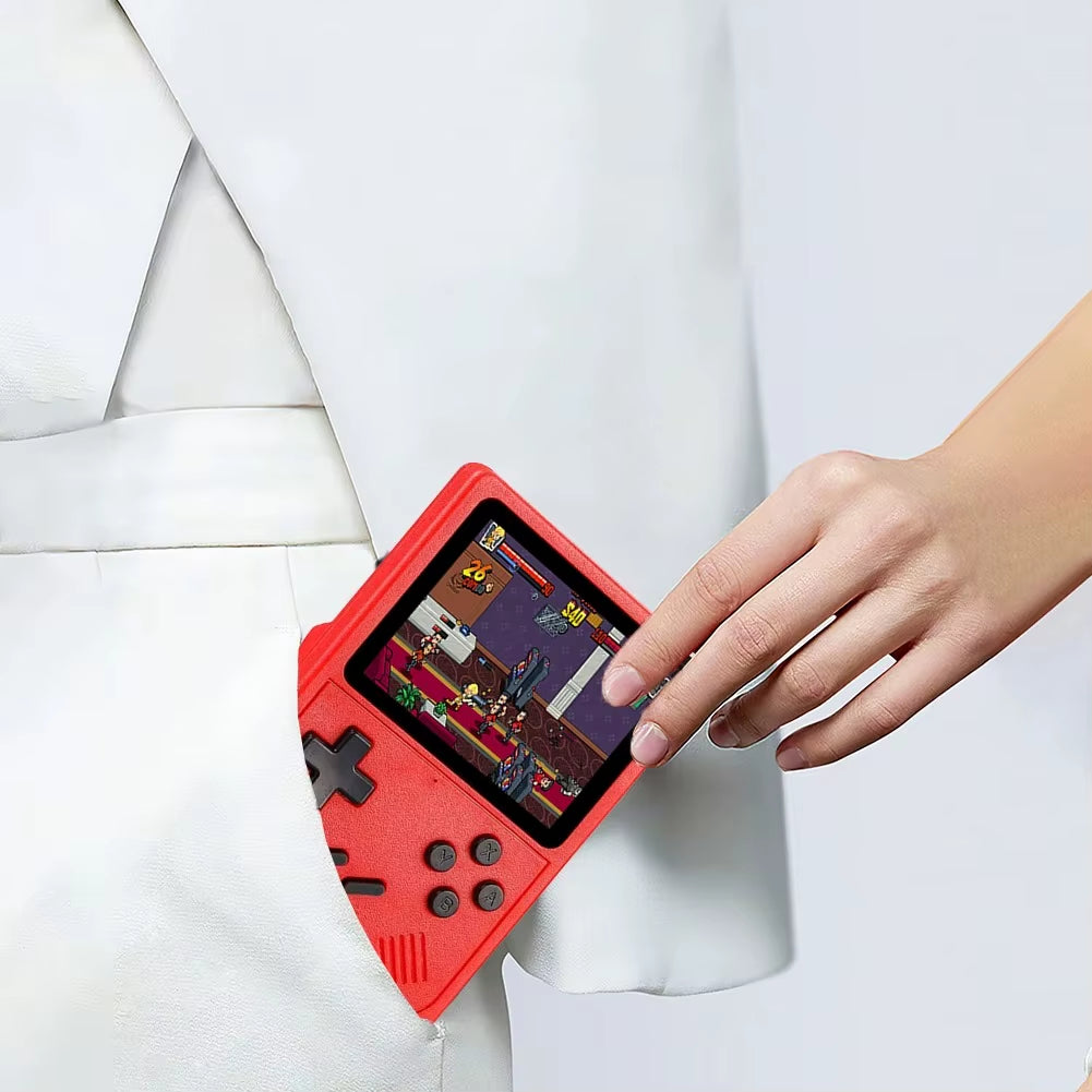 GB300 Classic Video Game Player Built-In 8G 3.0 Inch Screen Portable Game Console 6000+ Games AV Output 800Mah for Kids Adults